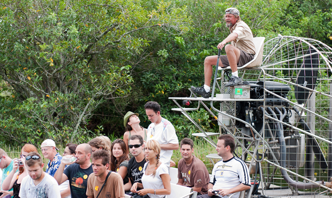 Fun and exciting Everglades Airboat Ride